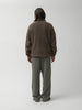 KAPTAIN SUNSHINE Silk Wool Fleece Pullover Brown, Fleece