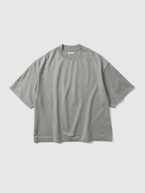 KAPTAIN SUNSHINE Suvin Supima Tube Half Sleeve Tee Heavy Feather Grey, T-Shirts