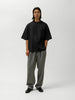KAPTAIN SUNSHINE Suvin Supima Tube Half Sleeve Tee Heavy Ink Black, T-Shirts