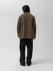 KAPTAIN SUNSHINE Wool Linen Serge Square Jacket Moss, Jackets