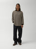 KAPTAIN SUNSHINE Wool Stripe L/S Tee Brown/Beige, T-Shirts