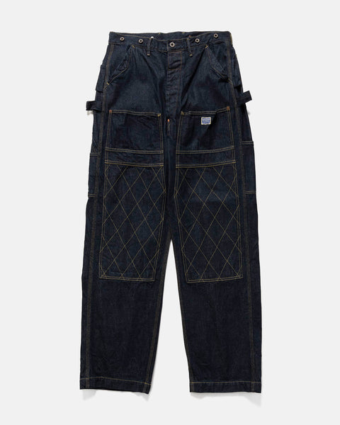 KAPITAL 11.5oz Denim LUMBER Pants Indigo, Jeans