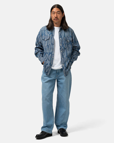 KAPITAL 13.5oz Zimbabwe Denim CLUB Baggy Pants, Pants