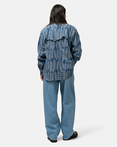 KAPITAL 13.5oz Zimbabwe Denim CLUB Baggy Pants, Pants