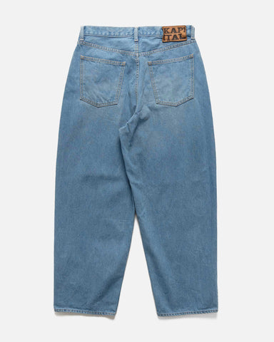KAPITAL 13.5oz Zimbabwe Denim CLUB Baggy Pants, Pants