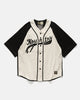 KAPITAL 16/-Densed Jersey Baseball Shirt (BONE) ECRxBlack, T-Shirts