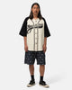 KAPITAL 16/-Densed Jersey Baseball Shirt (BONE) ECRxBlack, T-Shirts