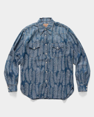 KAPITAL 5oz MAGPIE Denim HUSKY Western Shirt Light, Shirts