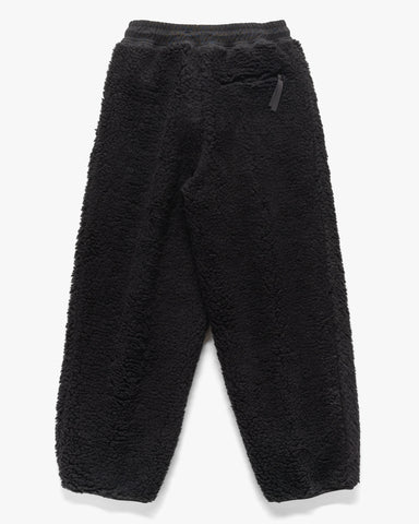 KAPITAL BONE Boa Fleece Easy Pants Black, Pants