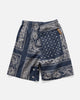 KAPITAL Combed Burberry RAT BRAND Bandana Patchwork EASY Short Pants Aubergine, Shorts