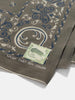 detail shot of Kapital Fastcolor  Selvedge-Bandanna- Antler- NAJA  