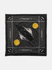 KAPITAL Fastcolor Selvedge Bandanna (Mirrored Fuji PROFILE RAINBOWY) Black, Bandanas