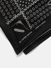KAPITAL Fastcolor Selvedge Bandanna (Mirrored Fuji PROFILE RAINBOWY) Black, Bandanas