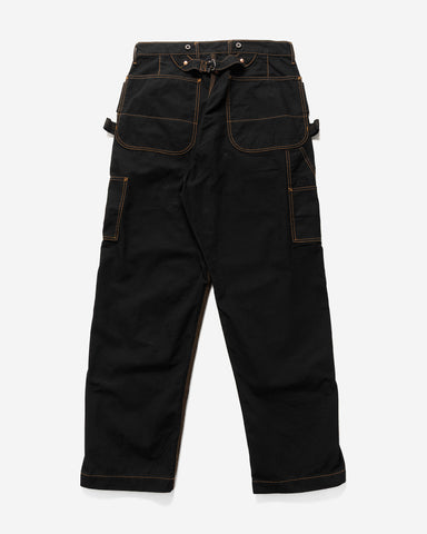 KAPITAL Light Canvas LUMBER Pants Black, Pants