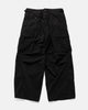 KAPITAL Rip Stop JUMBO Cargo Pants Black, Cargo Pants