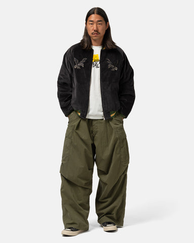 KAPITAL Rip Stop JUMBO Cargo Pants Khaki, Cargo Pants