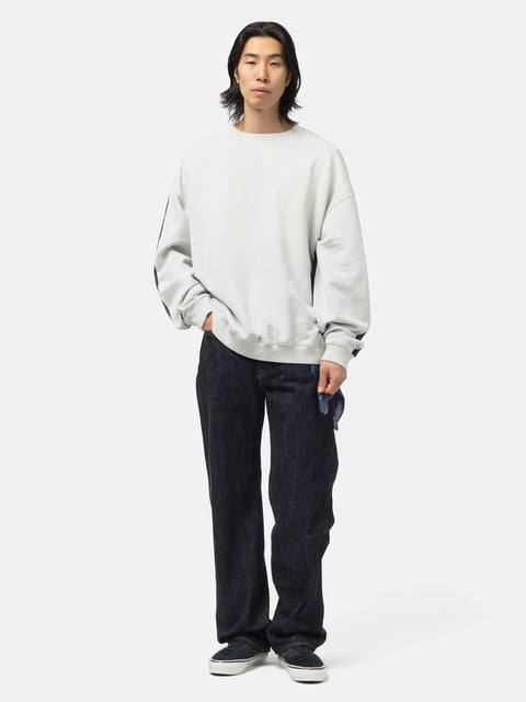KAPITAL SWT Knit 2Tones Remake BIG SWT (BONE) ECRxBLACK, Sweatshirts
