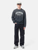 KAPITAL SWT Knit Crew SWT (Kapsize Rule) Black, Sweatshirts
