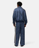 KAPITAL Smooth Jersey COOKIE Bandana Baggy Track Pants Navy, Pants