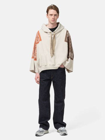 KAPITAL TOP SWT Knit Bandana DEVIL HOODIE Brown, Hoodies