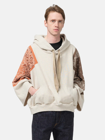 KAPITAL TOP SWT Knit Bandana DEVIL HOODIE Brown, Hoodies