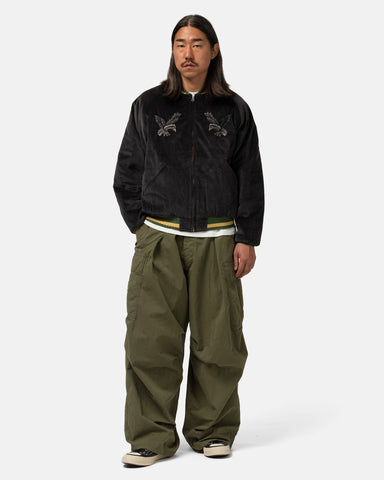 KAPITAL Velveteen Souvenir JKT (Raven&Skull) Black, Bomber Jackets