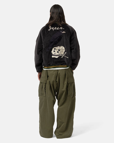 KAPITAL Velveteen Souvenir JKT (Raven&Skull) Black, Bomber Jackets