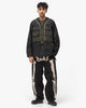 KAPITAL Weather Cotton Oil Coating Baseball Blouson Black, Jackets
