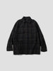 KAPTAIN SUNSHINE Alpaca Wool Field Shirt Jacket Dark Navy, Shirts
