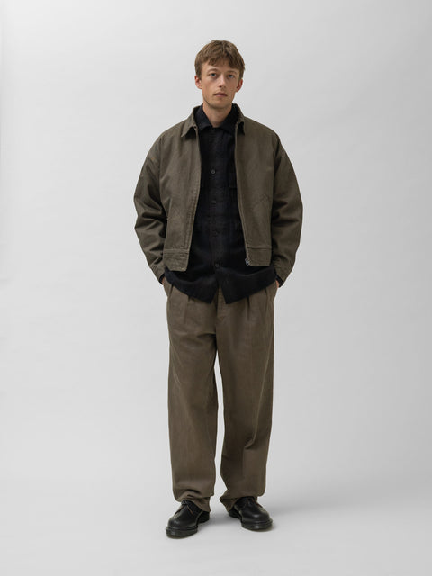 KAPTAIN SUNSHINE Dyed Denim Riviera Pants Cub Brown, Pants