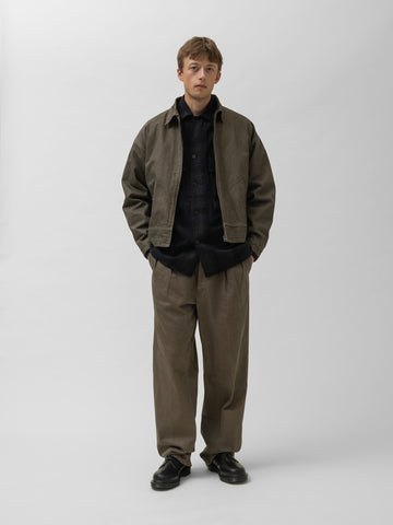 KAPTAIN SUNSHINE Dyed Denim Riviera Pants Cub Brown, Pants