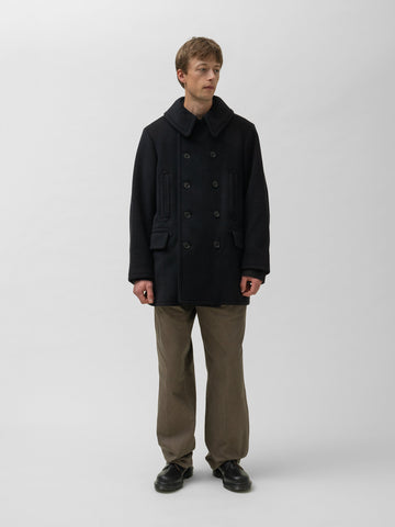 KAPTAIN SUNSHINE Pea Coat Top Black, Coats