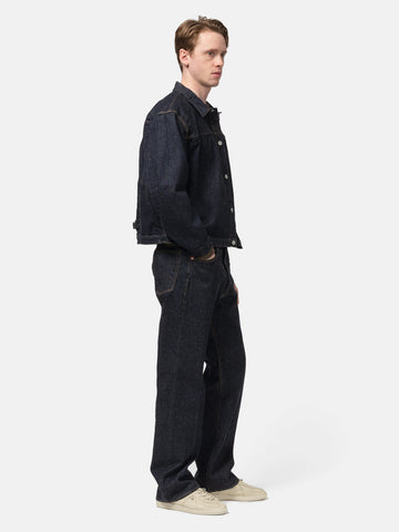 KAPTAIN SUNSHINE Skate Shoecut Denim Pants Indigo One Wash, Jeans
