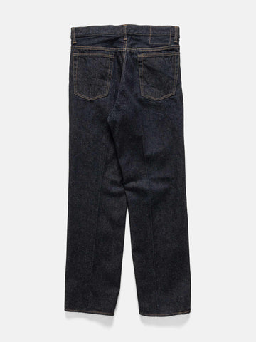 KAPTAIN SUNSHINE Skate Shoecut Denim Pants Indigo One Wash, Jeans