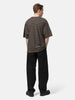 KAPTAIN SUNSHINE Twisted Stripe Jersey Half-sleeve Tee Brown Wide Stripe, T-Shirts