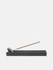 KITOWA Porcelain Incense Plate Black, Incense Holders