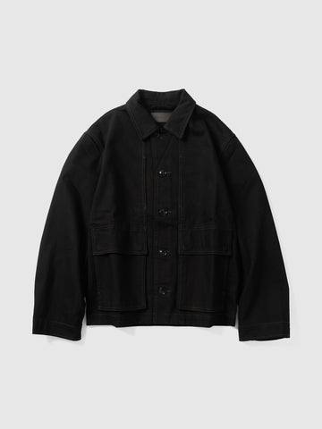 LEMAIRE Boxy Jacket Black, Jackets