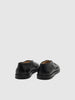 LEMAIRE Flat Piped Slippers Black / Dark Chocolate, Shoes