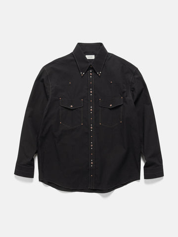LEMAIRE Shirt With Studs Black, Shirts