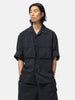 LEMAIRE Short Sleeve Utility Shirt Squid Ink, Shirts