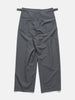 Flat shot of the back of the LEMAIRE Pleated Tailored Pants Carbon