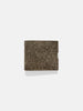 Front view of the LEMAIRE Soft Tab Bifold Velvet Moss