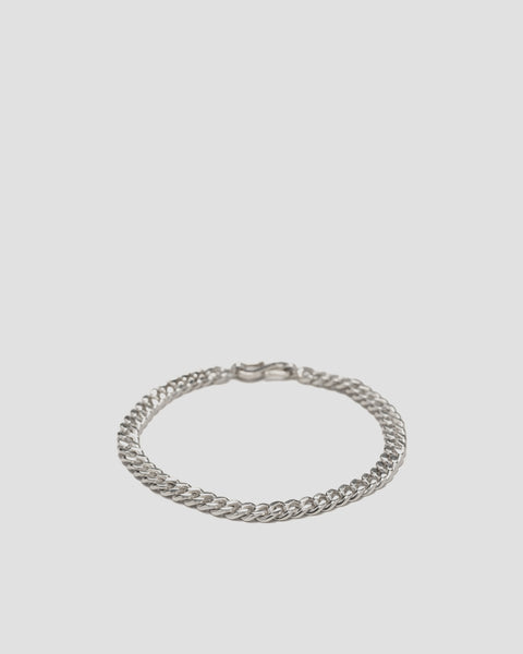 MAPLE Cuban Link Bracelet 5mm Silver 925, Jewelry