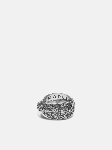 MAPLE Floral Linked Ring Silver 925, Rings