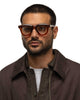 Max Pittion Casse / Wellington 46 Optical Eye Glasses French Beer Dark, Eyewear