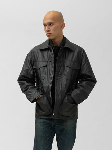 Neighborhood Coated M-43 Type Jacket Black, Jackets