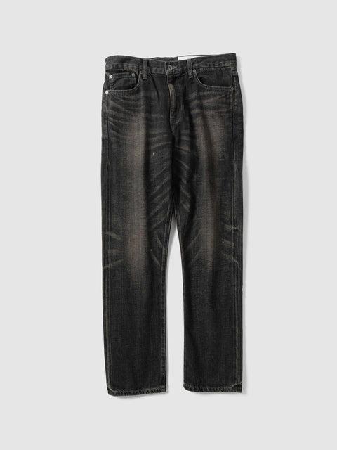 Neighborhood Washed Denim DP Mid Pants Black, Jeans