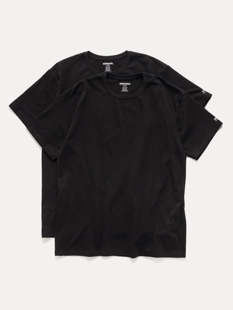 Neighborhood Classic 2Pack Tee SS Black, T-Shirts