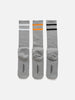 Neighborhood Classic 3Pack Socks Gray, Socks