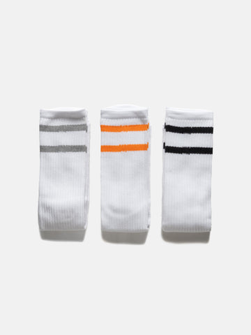 Neighborhood Classic 3Pack Socks White, Socks